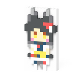 月深ツキ 2Dプレート+カラビナ付きケース